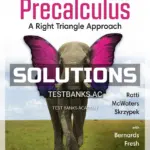 Solutions Manual for Precalculus A Right Triangle Approach 5th Edition by Ratti