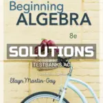 Solutions Manual for Beginning Algebra 8th Edition by Martin Gay