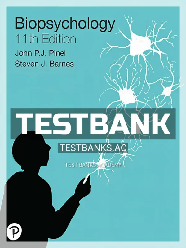 Test Bank for Biopsychology 11th Edition by Pinel