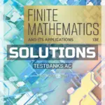 Solutions Manual for Finite Mathematics and Its Applications 13th Edition by Goldstein
