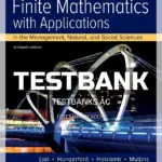 Test Bank for Finite Mathematics with Applications In the Management Natural and Social Sciences 13th Edition by Lial