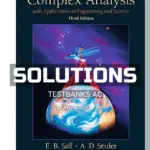 Solutions Manual for Fundamentals of Complex Analysis with Applications to Engineering and Science 3rd Edition by Saff