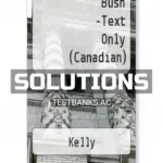Solutions Manual for BUSN 3rd CA Edition by Kelly