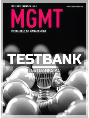 Test Bank for MGMT 3rd CA Edition by Williams
