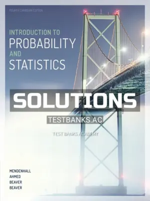 Solutions Manual for Introduction to Probability and Statistics 4th CA Edition by Mendenhall