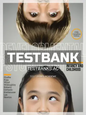 Test Bank for Developmental Psychology 5th CA Edition by Shaffer