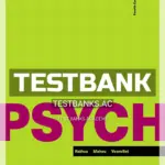 Test Bank for PSYCH 4th CA Edition by Rathus