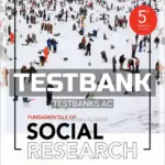 Test Bank for Fundamentals of Social Research 5th CA Edition by Babbie