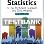 Test Bank for Statistics Tool for Social Research and Data Analysis 5th CA Edition by Healey