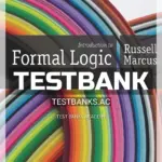 Test Bank for Introduction to Formal Logic 1st Edition by Marcus