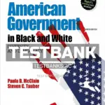 Test Bank for American Government in Black and White Diversity and Democracy 4th Edition by McClain