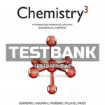 Test Bank for Chemistry 3 Introducing inorganic organic and physical chemistry 3rd Edition by Burrow