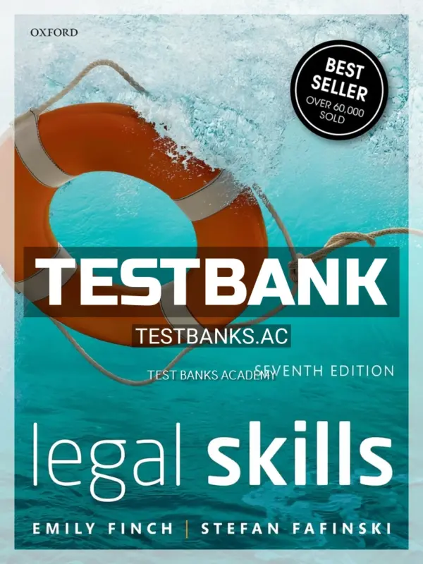 Test Bank for Legal Skills 7th Edition by Finch