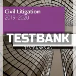 Test Bank for Civil Litigation 2019-2020 12th Edition by Cunningham-Hill
