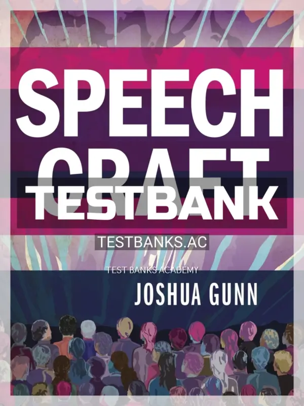 Test Bank for Speech Craft 1st Edition by Gunn