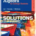 Solutions Manual for Algebra for College Students 8th Edition by Lial