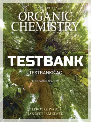 Test Bank for Organic Chemistry 9th Edition by Wade