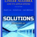 Solutions Manual for Linear Algebra and Its Applications 5th Edition by Lay