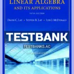 Test Bank for Linear Algebra and Its Applications 5th Edition by Lay