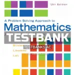 Test Bank for Problem Solving Approach to Mathematics for Elementary School Teachers 12th Edition by Billstein