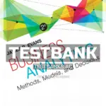 Test Bank for Business Analytics 2nd Edition by Evans