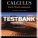 Test Bank for University Calculus Early Transcendentals 3rd Edition by Hass