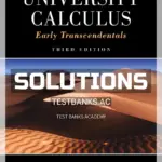 Solutions Manual for University Calculus Early Transcendentals 3rd Edition by Hass