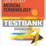 Test Bank for Quick and Easy Medical Terminology 8th Edition by Leonard