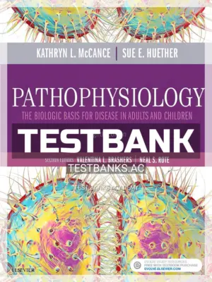 Test Bank for Pathophysiology 8th Edition by McCance