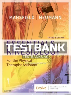Test Bank for Essentials of Kinesiology for the Physical Therapist Assistant 3rd Edition by Mansfield