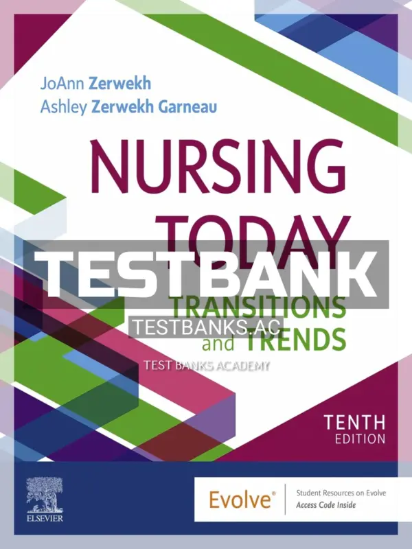 Test Bank for Nursing Today 10th Edition by Zerwekh