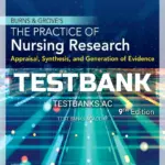 Test Bank for Burns and Grove's The Practice of Nursing Research 9th Edition by Gray