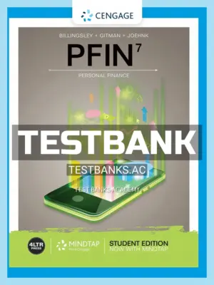 Test Bank for PFIN 7th Edition by Billingsley