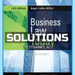 Solutions Manual for Business Law Today The Essentials 12th Edition by Miller