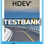 Test Bank for HDEV 6th Edition by Rathus