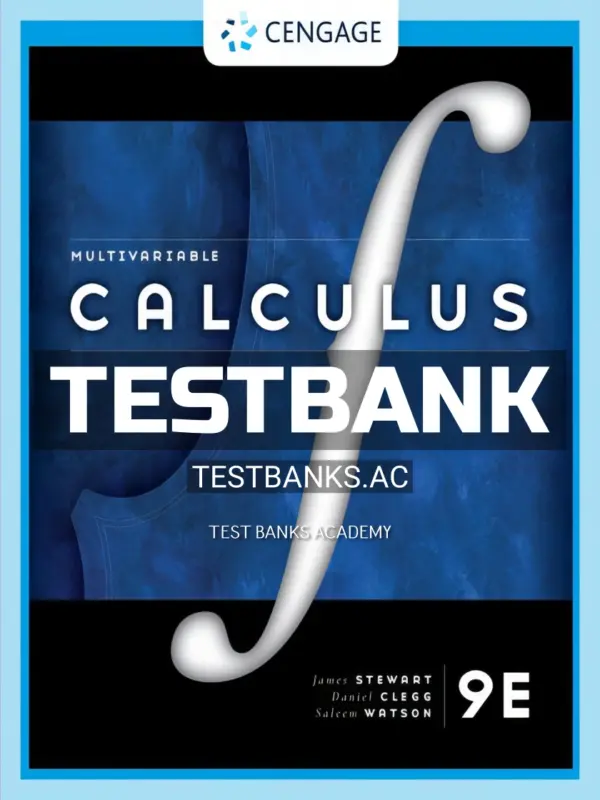 Test Bank for Multivariable Calculus 9th Edition by Stewart