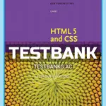 Test Bank for New Perspectives on HTML 5 and CSS Comprehensive 8th Edition by Carey