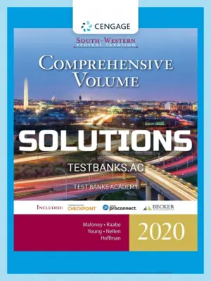 Solutions Manual for South-Western Federal Taxation 2020 Comprehensive 43rd Edition by Maloney