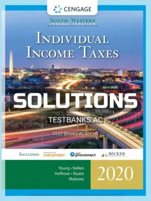 Solutions Manual for South-Western Federal Taxation 2020 Individual Income Taxes 43rd Edition by Young