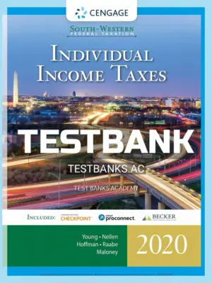 Test Bank for South-Western Federal Taxation 2020 Individual Income Taxes 43rd Edition by Young
