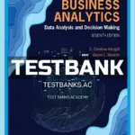 Test Bank for Business Analytics Data Analysis & Decision Making 7th Edition by Albright