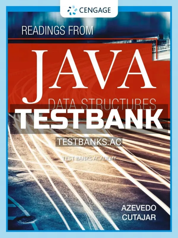 Test Bank for Java Data Structures 1st Edition by Azevedo