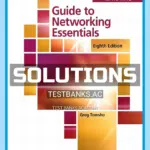 Solutions Manual for Guide to Networking Essentials 8th Edition by Tomsho