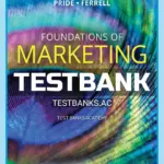 Test Bank for Foundations of Marketing 9th Edition by Pride