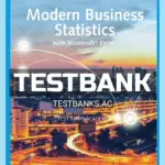 Test Bank for Modern Business Statistics with Microsoft Excel 7th Edition by Anderson