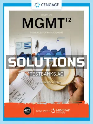 Solutions Manual for MGMT 12th Edition by Williams