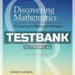 Test Bank for Discovering Mathematics A Quantitative Reasoning Approach 1st Edition by Aufmann
