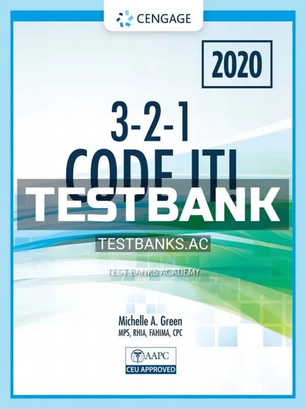 Test Bank for 3-2-1 Code It 2020 8th Edition by Green