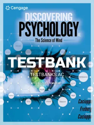 Test Bank for Discovering Psychology 4th Edition by Cacioppo