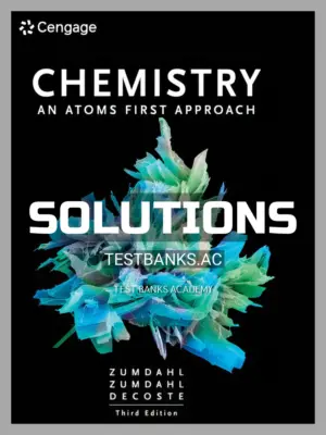Solutions Manual for Chemistry An Atoms First Approach 3rd Edition by Zumdahl